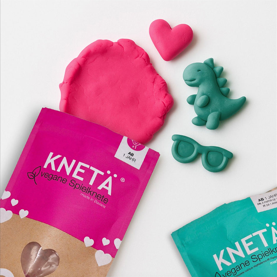 Knetä Vegane Knete 100 g – Lose Farben – Rosa