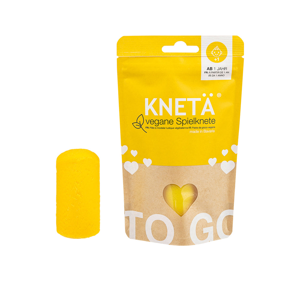 Knetä Vegan Modelling Clay 100 g – Individual Colours - Yellow