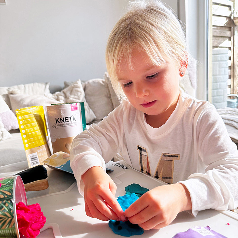 Knetä Vegan Play Dough Set – 4 x 100g (Bags)