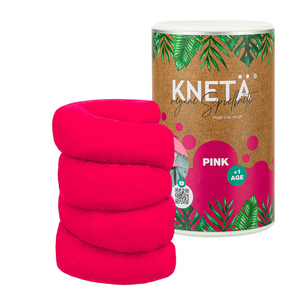 Knetä Vegan Speelklei XXL – 1000 g Koker - Roze