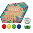 Knetä Veganes Knetmasse-Set – 4 × 125 g (Töpfe)