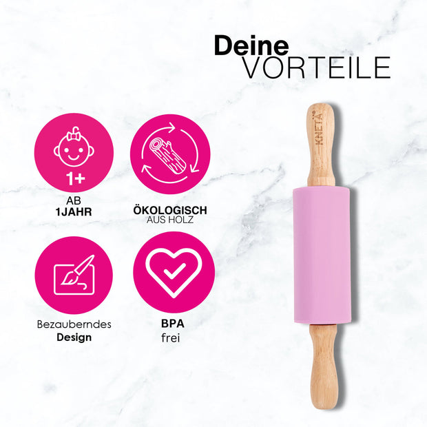 Silicone roller, Kneta, detailfoto