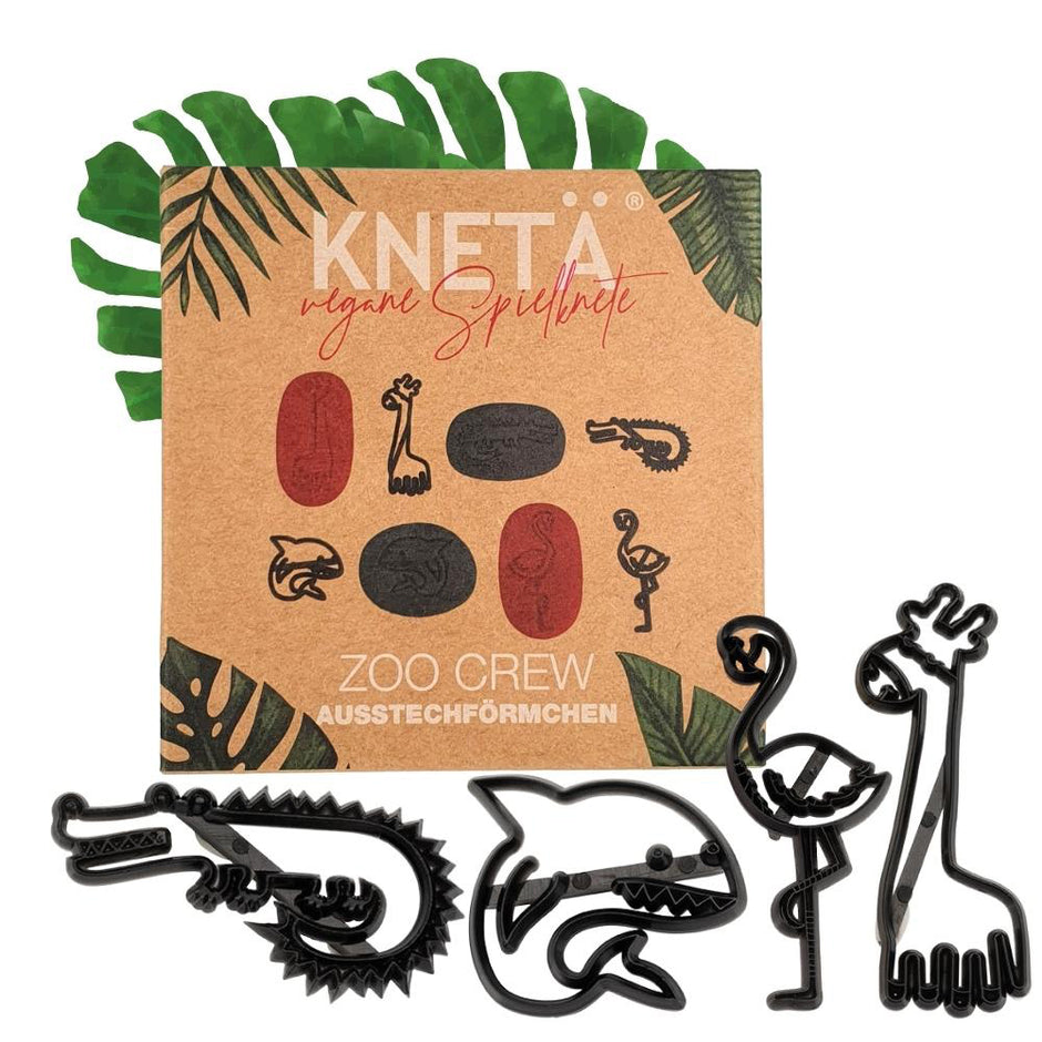 Knetä Ausstechformen 2D – Zoo Crew