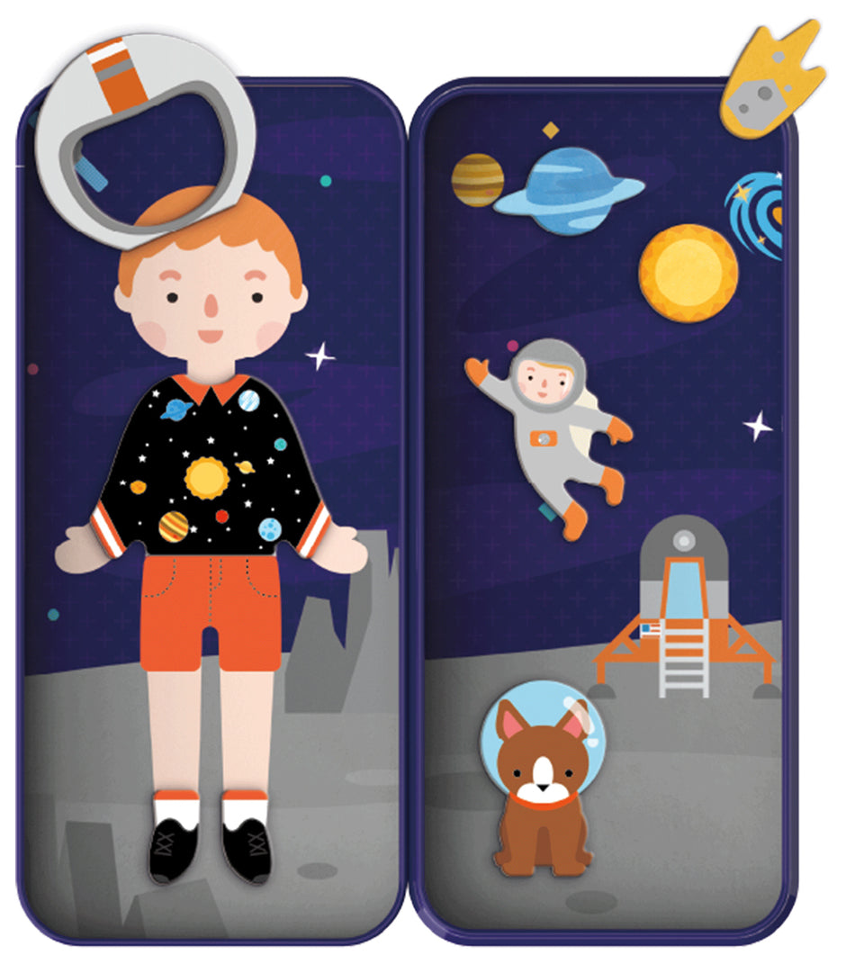 MierEdu Magnetische Puzzlebox – Weltraumfahrer