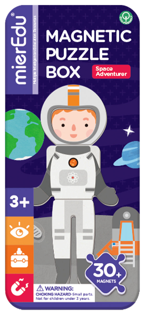 MierEdu Magnetische Puzzlebox – Weltraumfahrer