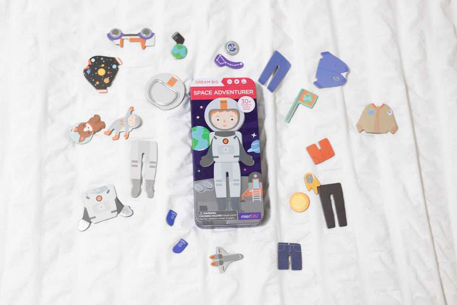 MierEdu Magnetische Puzzlebox – Weltraumfahrer