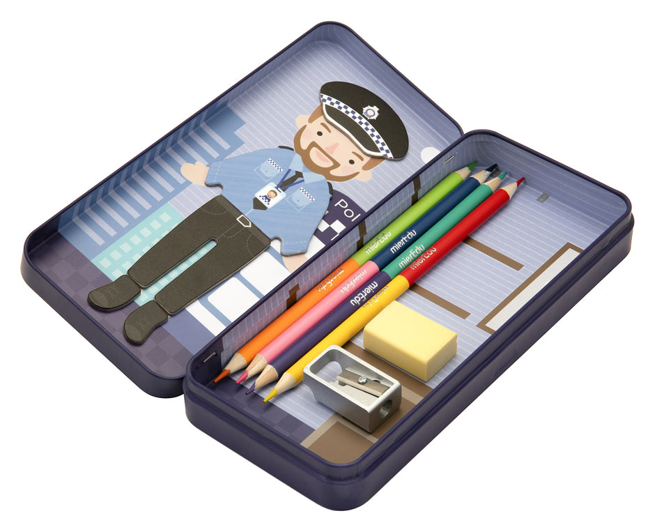 MierEdu Magnetische Puzzlebox – Polizist
