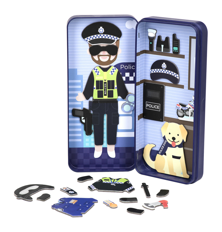 MierEdu Magnetische Puzzlebox – Polizist