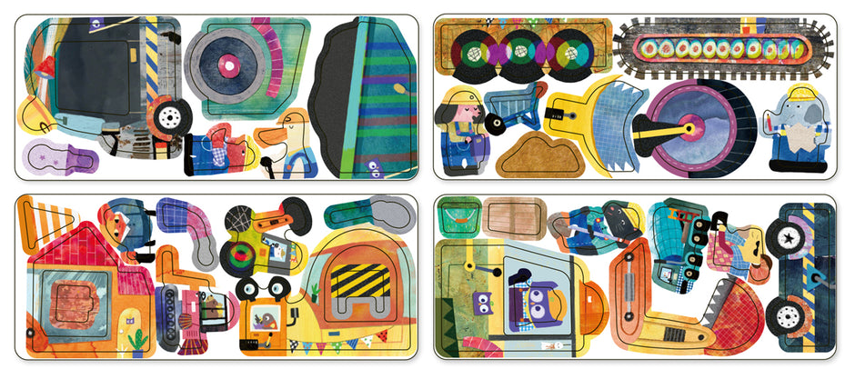 MierEdu Magnetische Puzzlebox – LKWs