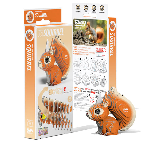 EUGY 3D Model – Forest Animal: squirrel