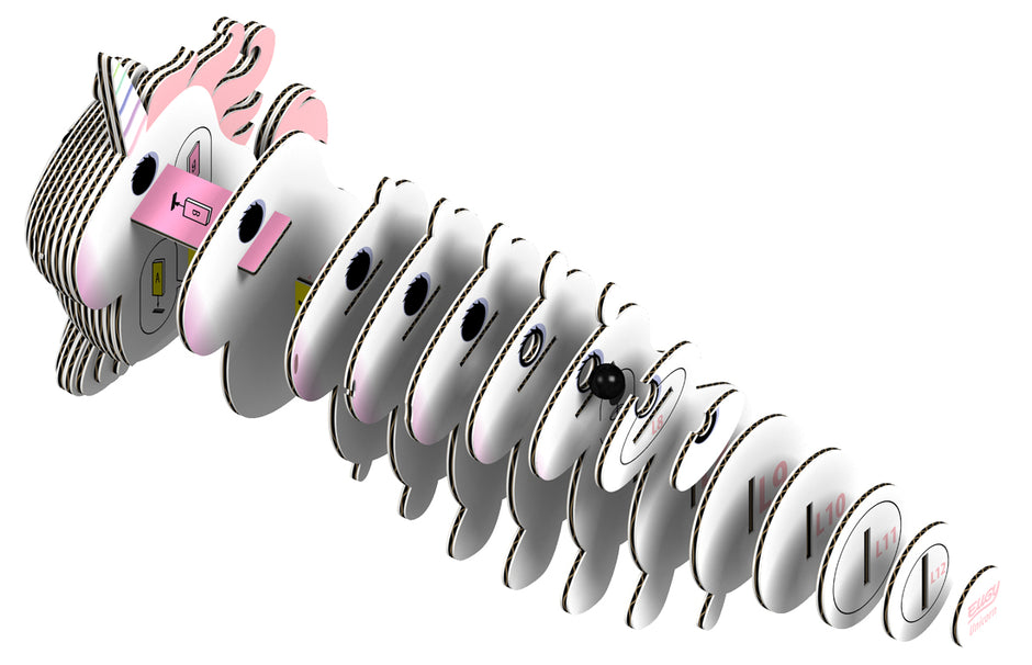 EUGY 3D Puzzle - Unicorn