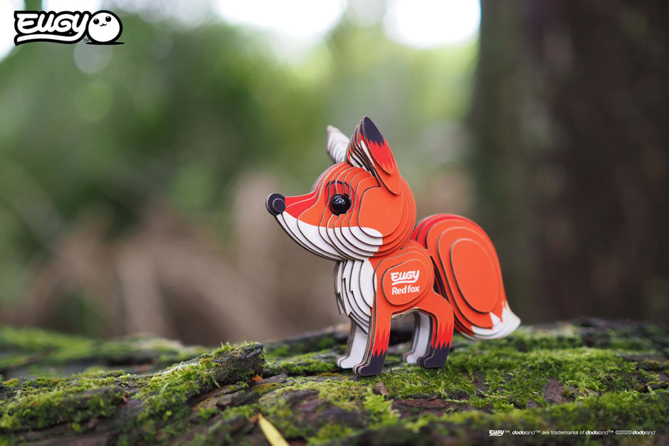 EUGY 3D-Puzzle – Rotfuchs