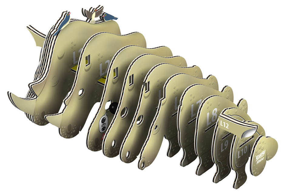 EUGY 3D-Puzzle – Nashorn