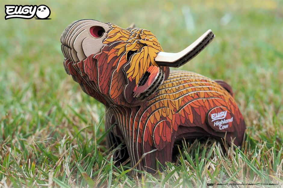EUGY 3D Puzzel Hoogland Koe