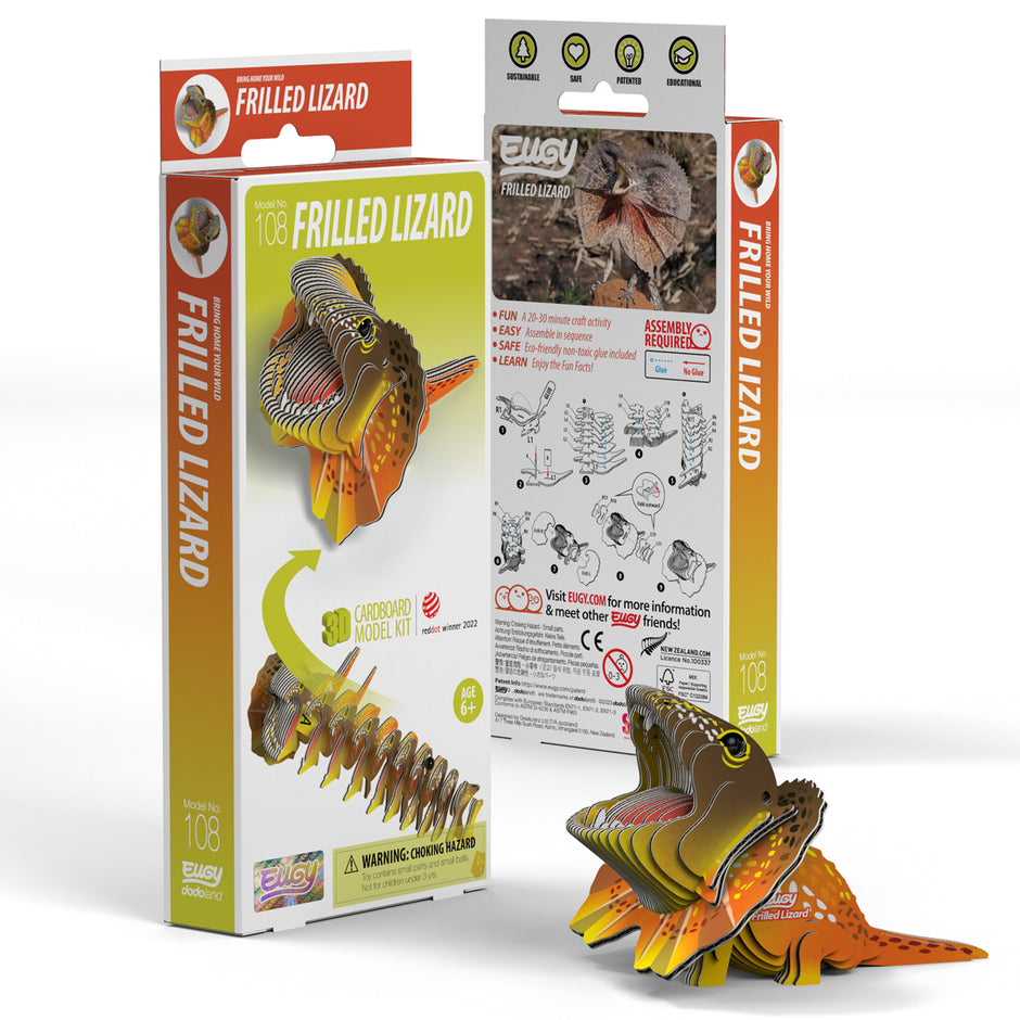 EUGY 3D-Modell – Wildtier: Eidechse