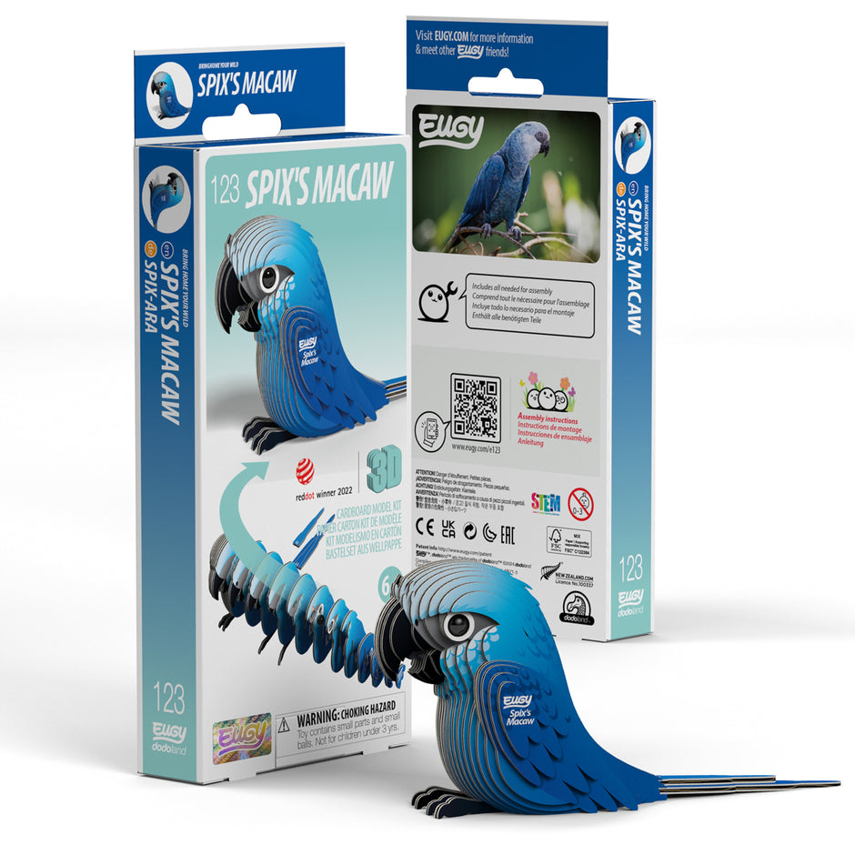 EUGY 3D Model – Bird: Spix's Macaw
