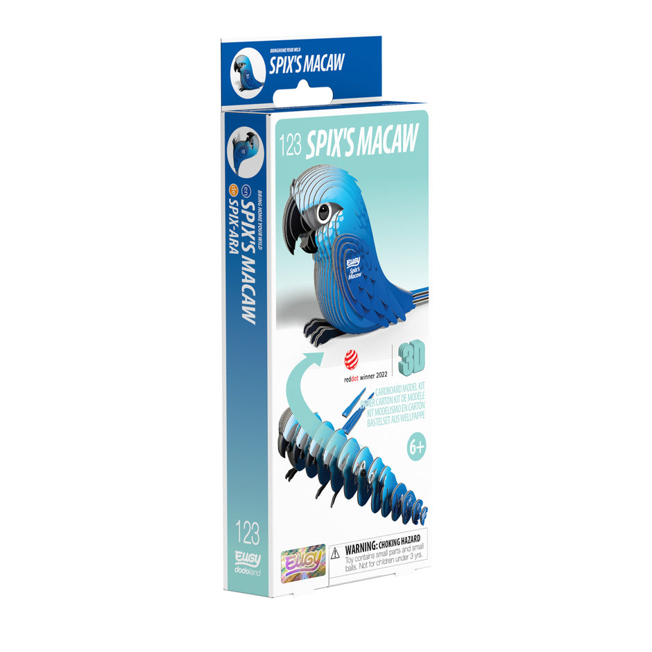 EUGY 3D Model – Bird: Spix's Macaw