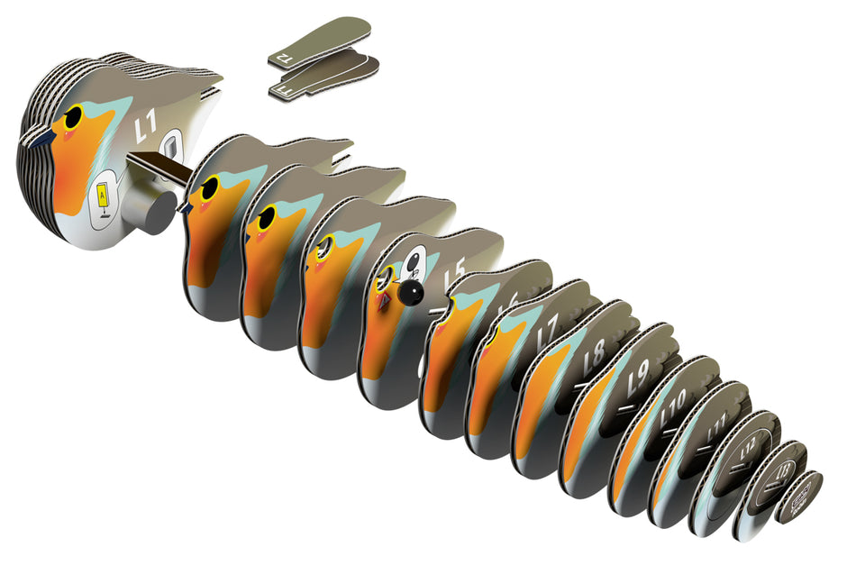 EUGY 3D-Modell – Vogel: Kiwi