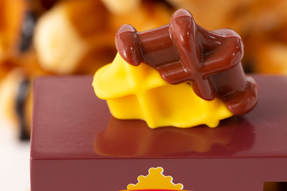 Candycar Waffle Van – Duurzame Houten Speelgoed auto