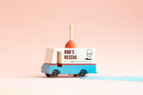 Candycar Bob’s Plumbing Van – Duurzame Houten Speelgoed auto