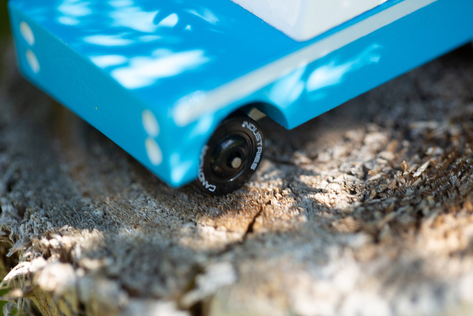 Candycar Mississippi Mule Blue - Sustainable Wooden Pick-up