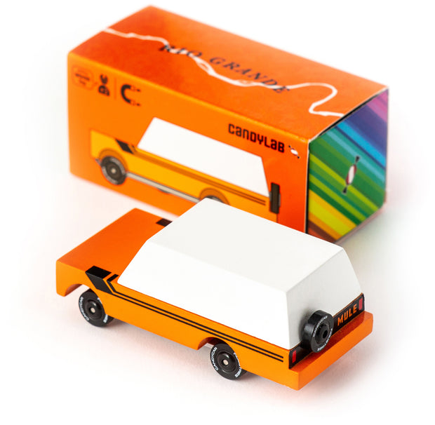 Candycar Rio Grande Mule Orange – Duurzame Houten Pick-up