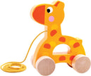Houten trekfiguur, giraffe, Tooky Toy