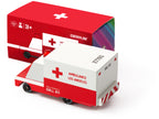 Candycar Ambulance Van – Duurzame Houten Speelgoed auto
