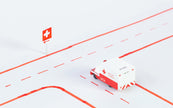 Candycar Ambulance Van – Duurzame Houten Speelgoed auto