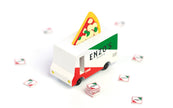 Candycar Pizza Van – Duurzame Houten Speelgoed auto
