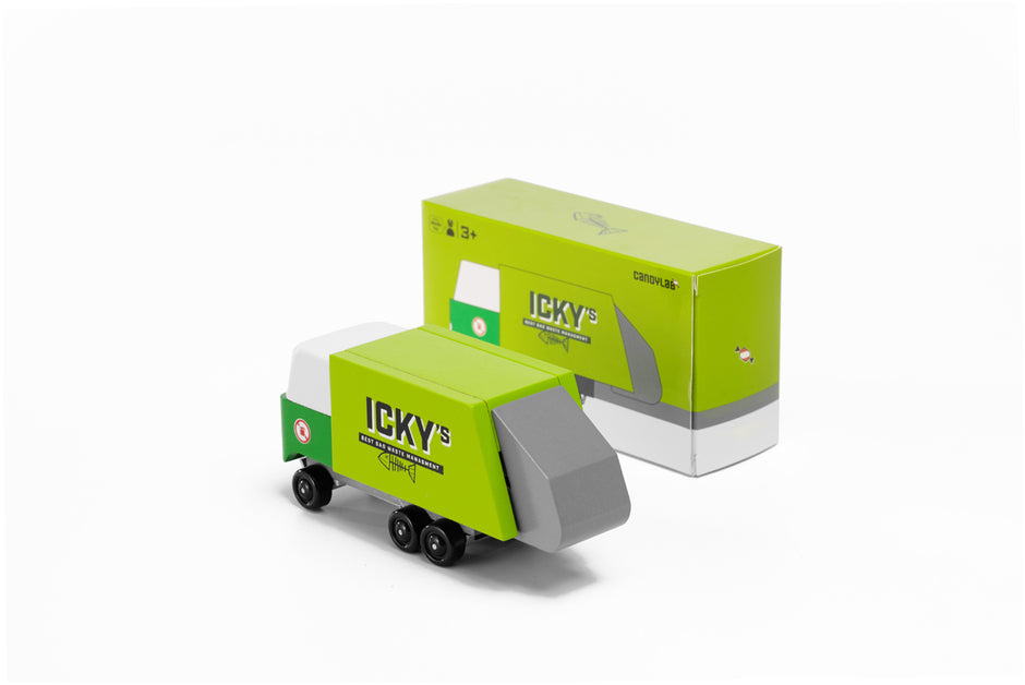 Candycar Garbage Truck – Duurzame Houten Vuilniswagen