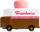 Candycar Macaron Van Roze – Duurzame Houten Speelgoed auto