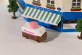 Candycar Macaron Van Roze – Duurzame Houten Speelgoed auto