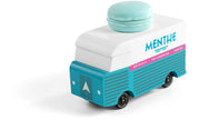 Candycar Macaron Van Blauw – Duurzame Houten Speelgoed auto