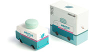 Candycar Macaron Van Blauw – Duurzame Houten Speelgoed auto