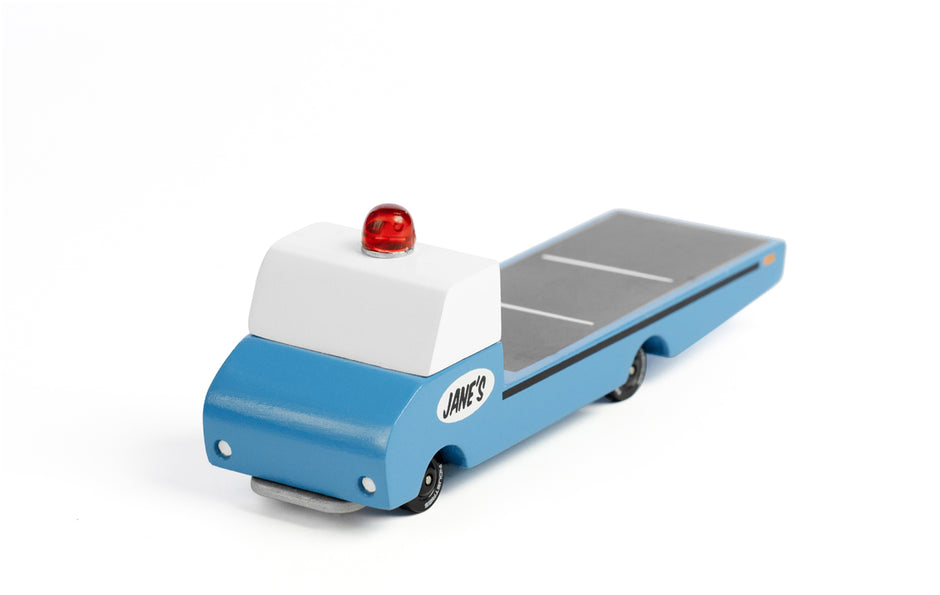 Candycar Jane’s Tow Truck – Duurzame Houten Sleepwagen