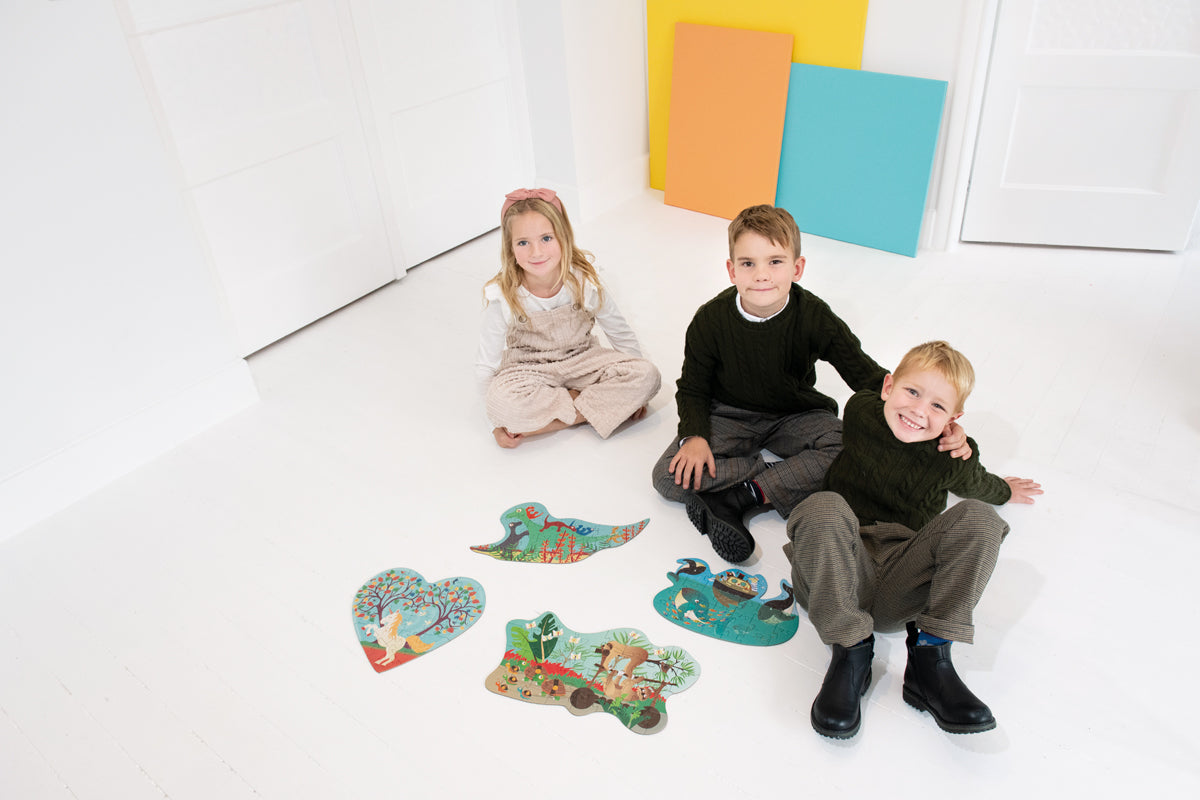 Scratch Compact Puzzel – Dino (30 stuks)