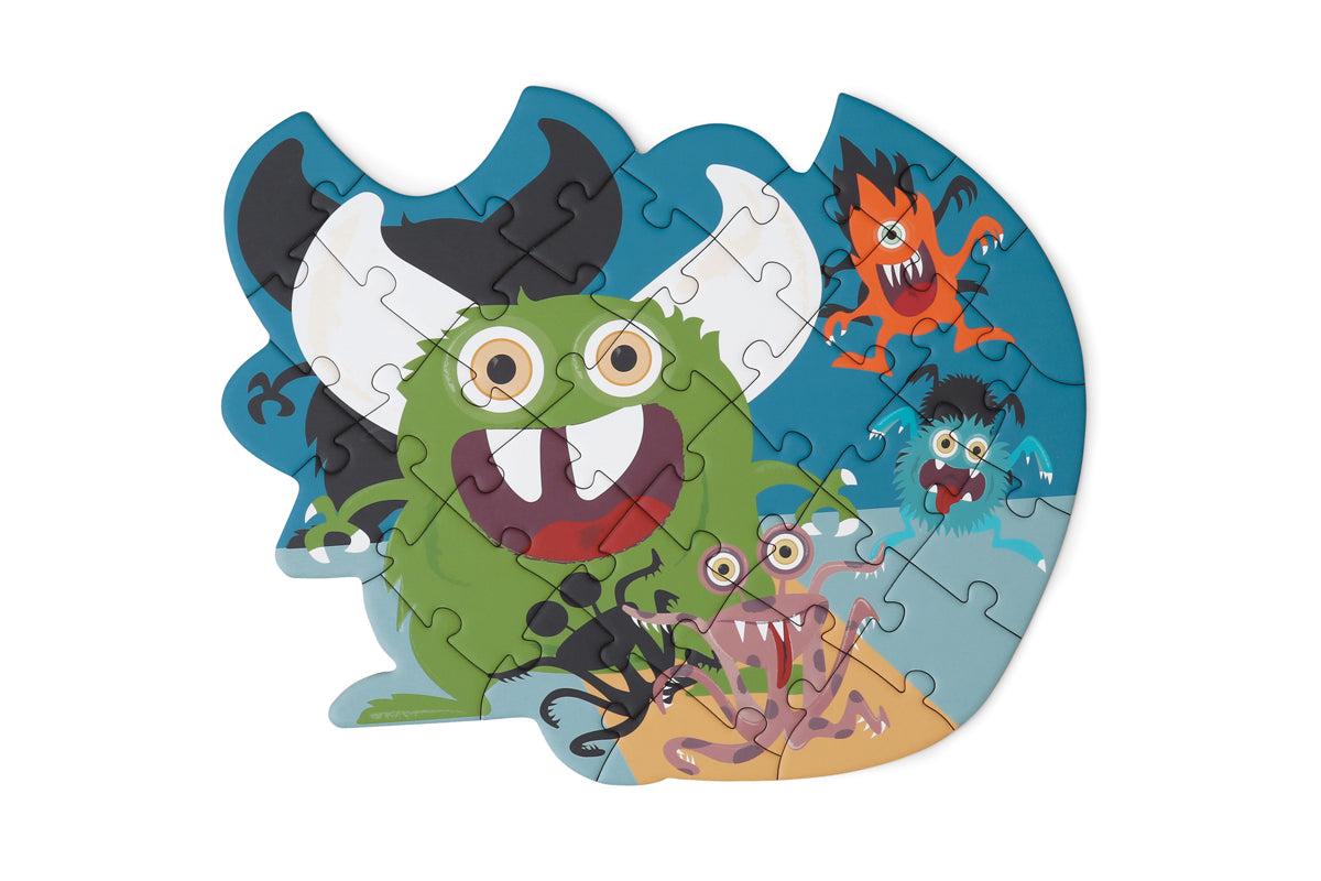 Scratch Compact Puzzel – Monster (33 stuks)
