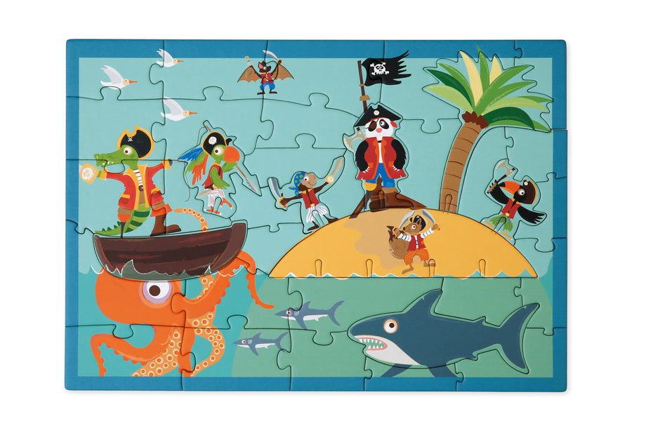 Scratch PlayPuzzle – 3D Pirate (36 pieces)