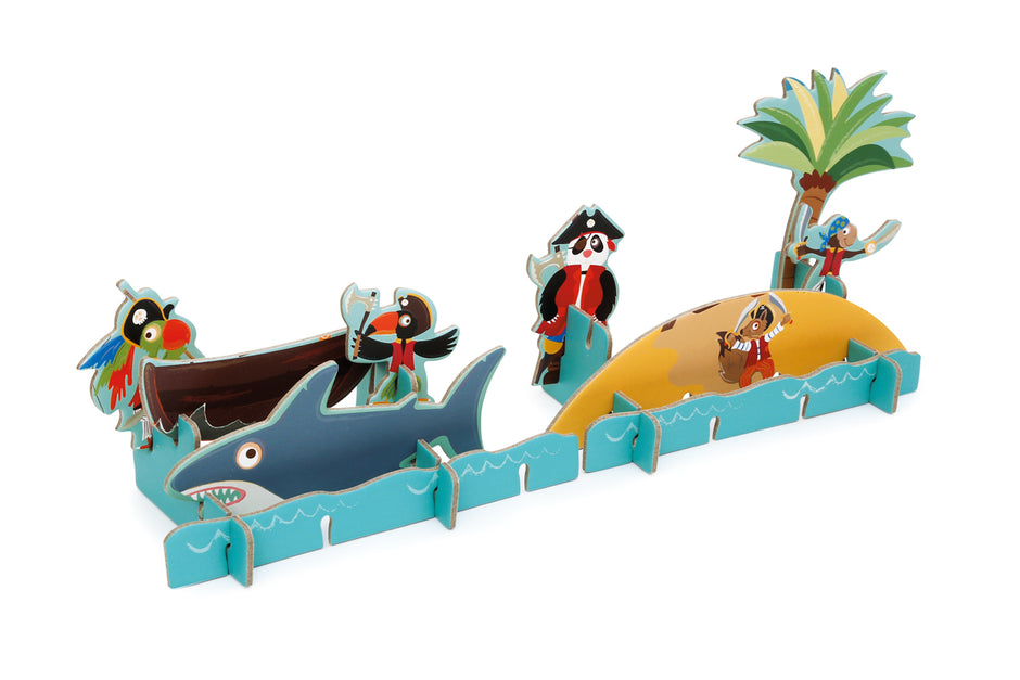 Scratch PlayPuzzle – 3D Pirate (36 pieces)
