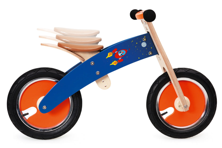 Scratch Houten Loopfiets Balance Bike Space voor Kinderen