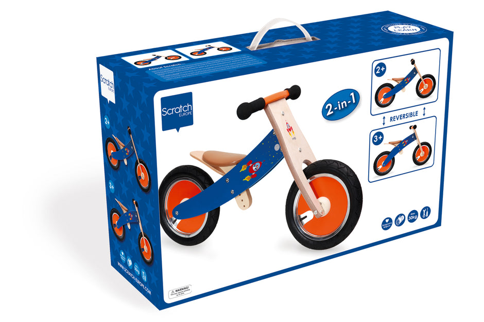 Scratch Houten Loopfiets Balance Bike Space voor Kinderen