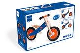 Houten loopfiets, Scratch, verpakking