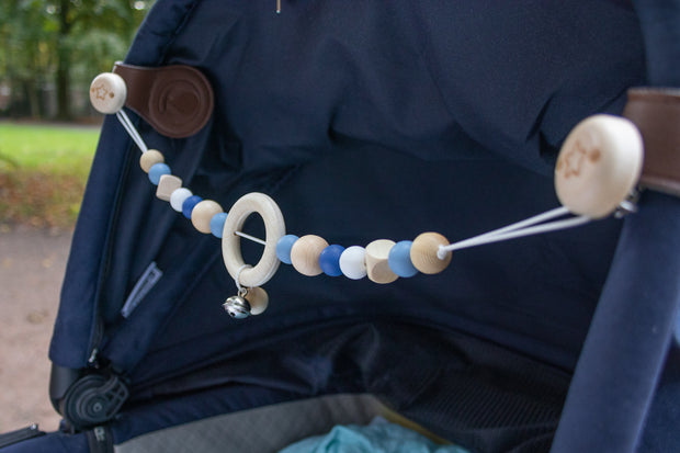 Goki Baby Kinderwagenspanner – Hart Blauw