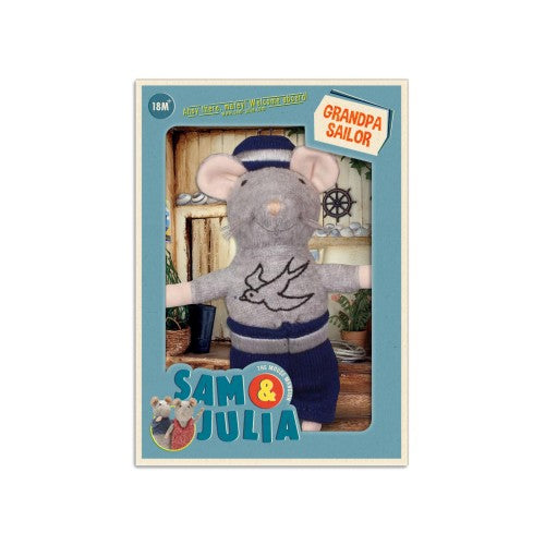 Sam & Julia - Knuffel Muis Opa Zeeman