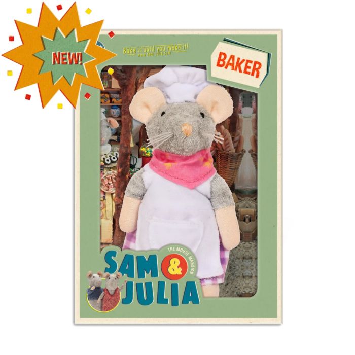 Sam & Julia - Knuffelmuis De Bakker